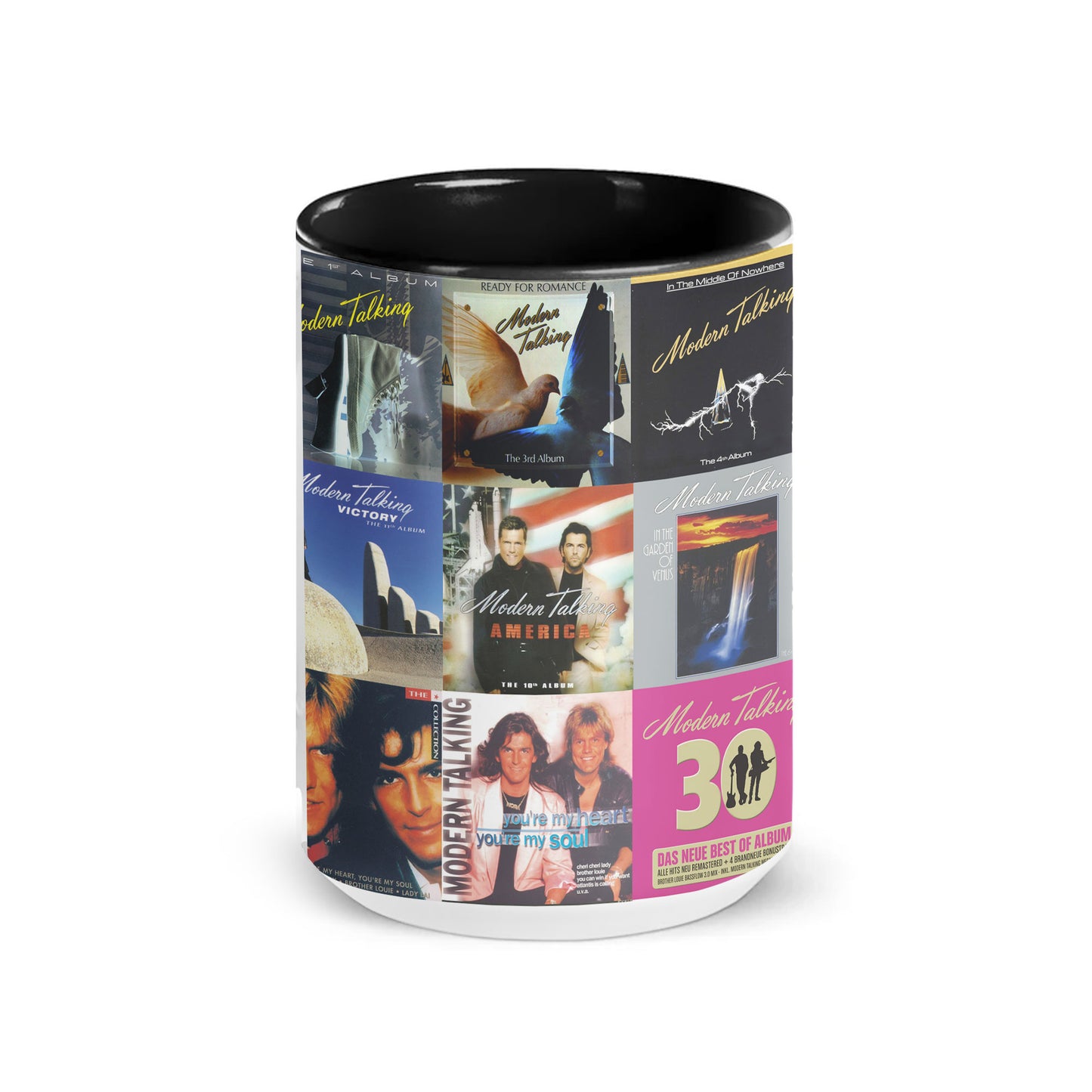 Modern Talking Accent Mug – A Nostalgic Tribute to Euro-Pop Legends