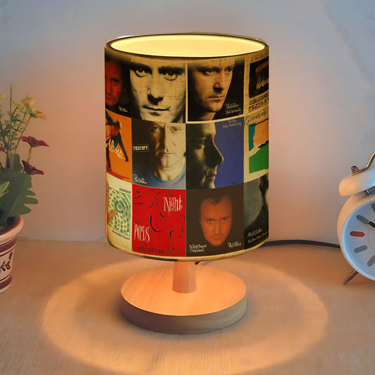 Phil Collins Album Art Fabric Lamp – Timeless Glow for Music Lovers