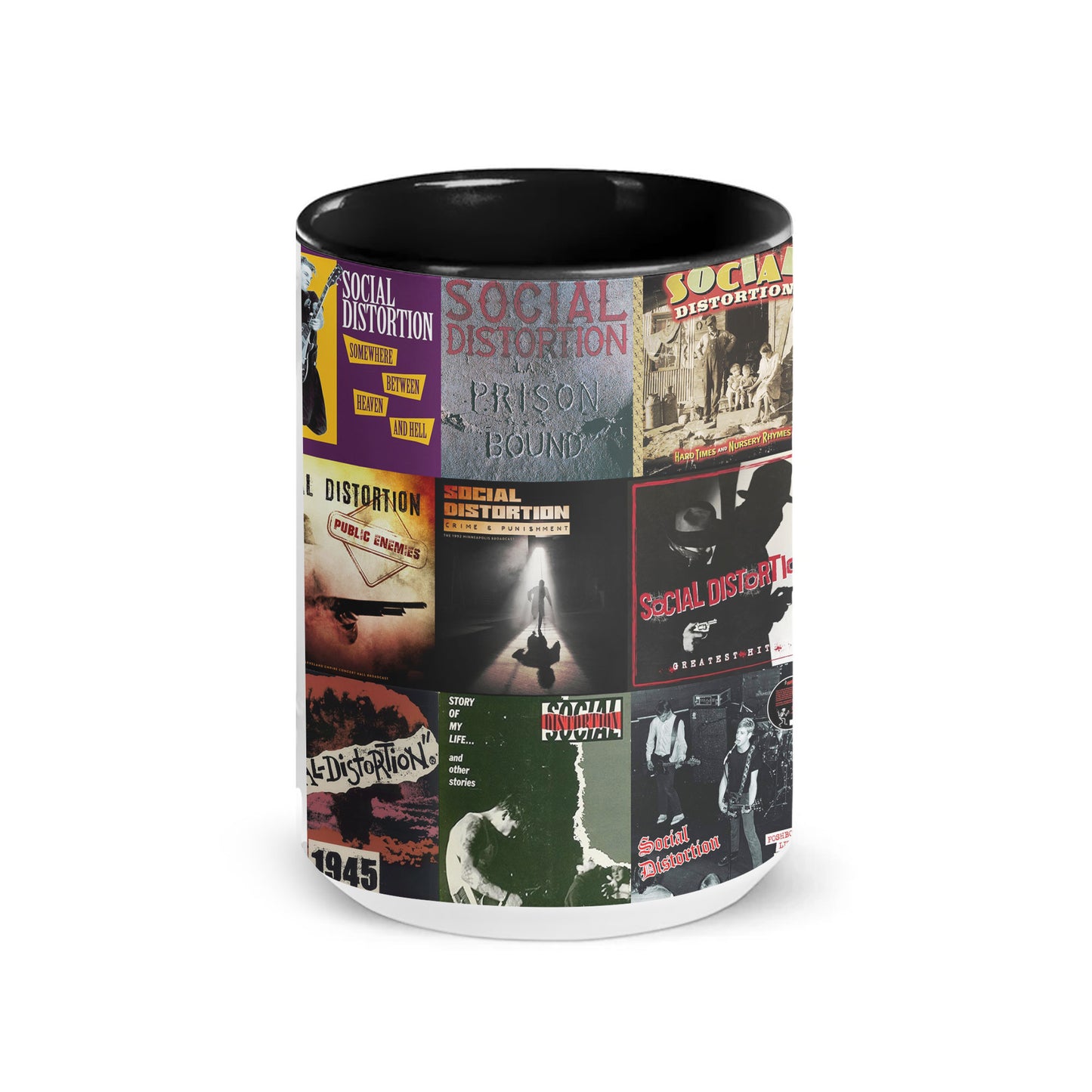 Social Distortion Accent Mug – Album Cover Collage Gift