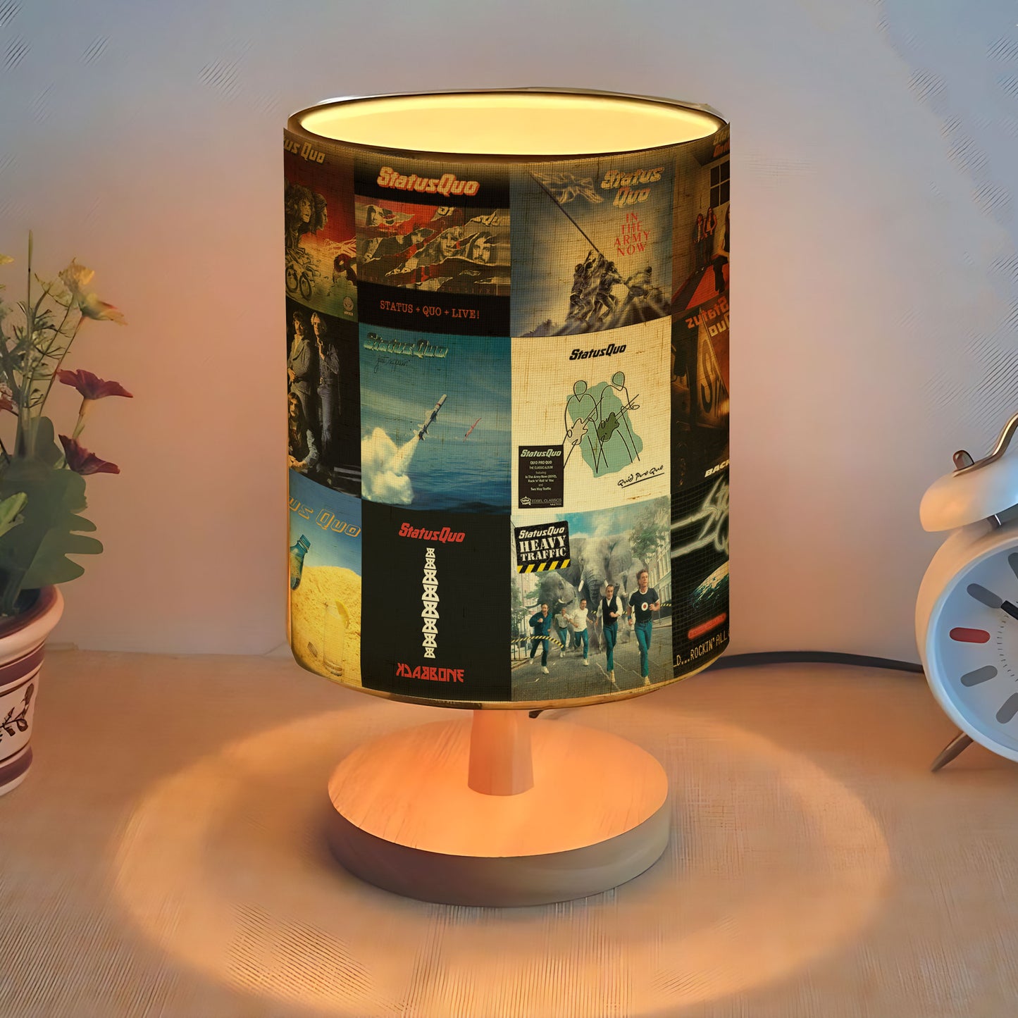 🎸 Status Quo Album Art Lamp – Boogie Rock Spirit & Timeless Energy