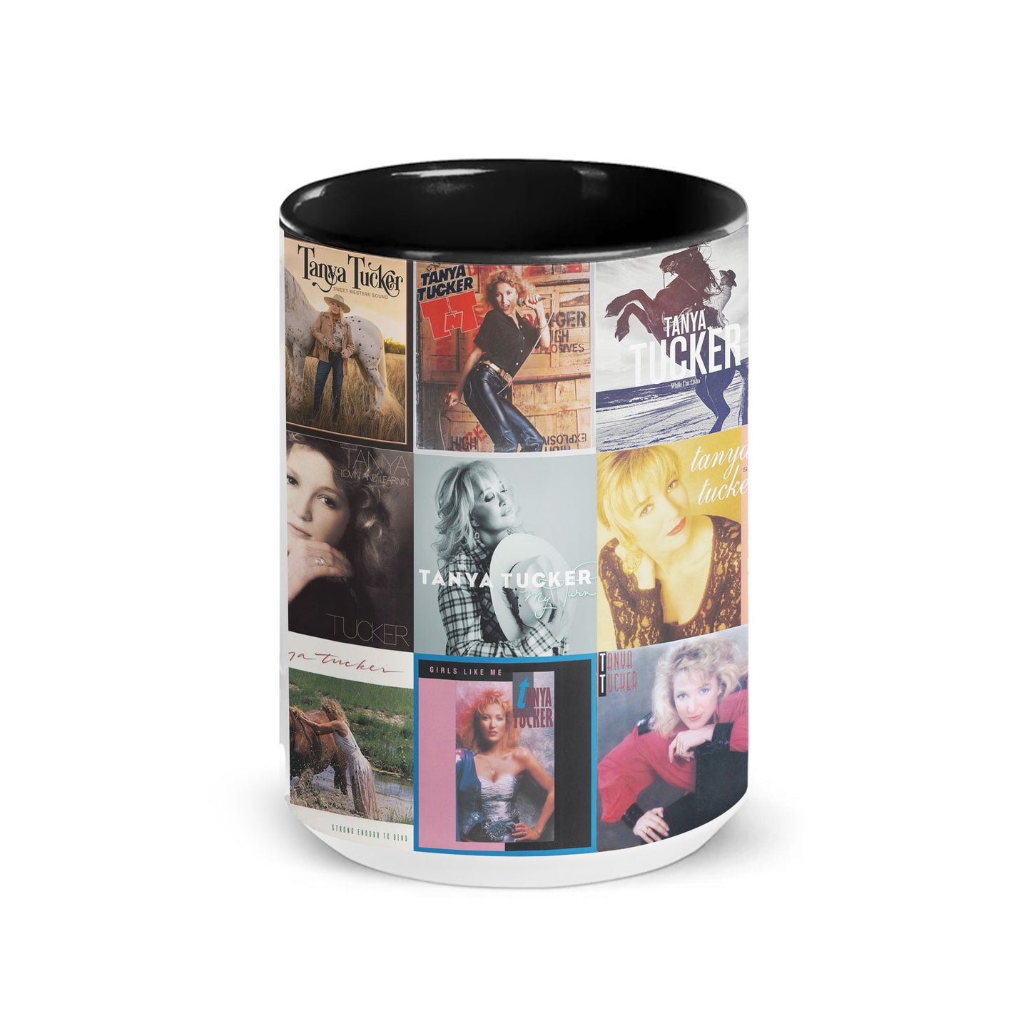 Tanya Tucker Accent Mug – Album Cover Collage Gift