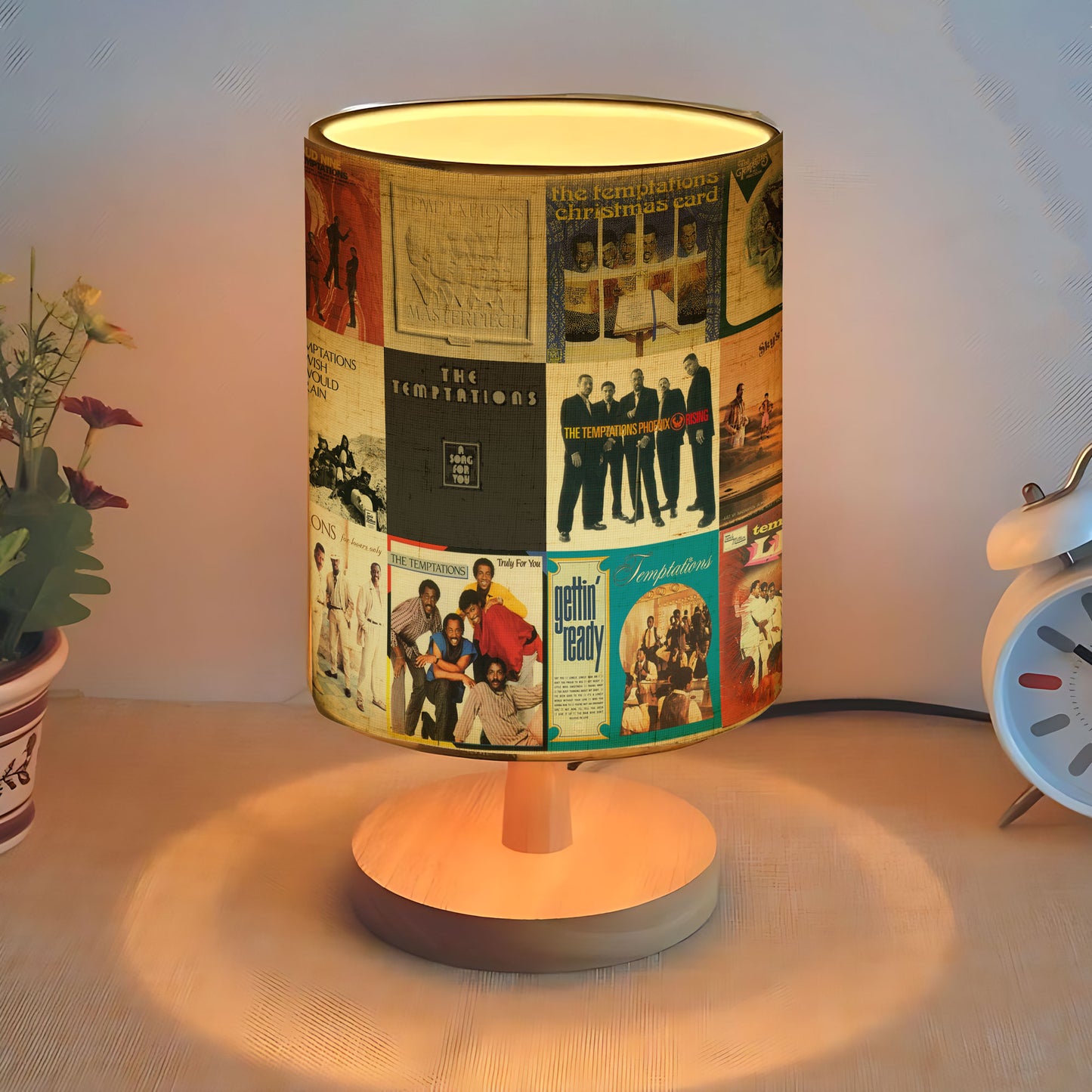 The Temptations Album Cover Lamp – Motown Soul Nostalgia Home Decor