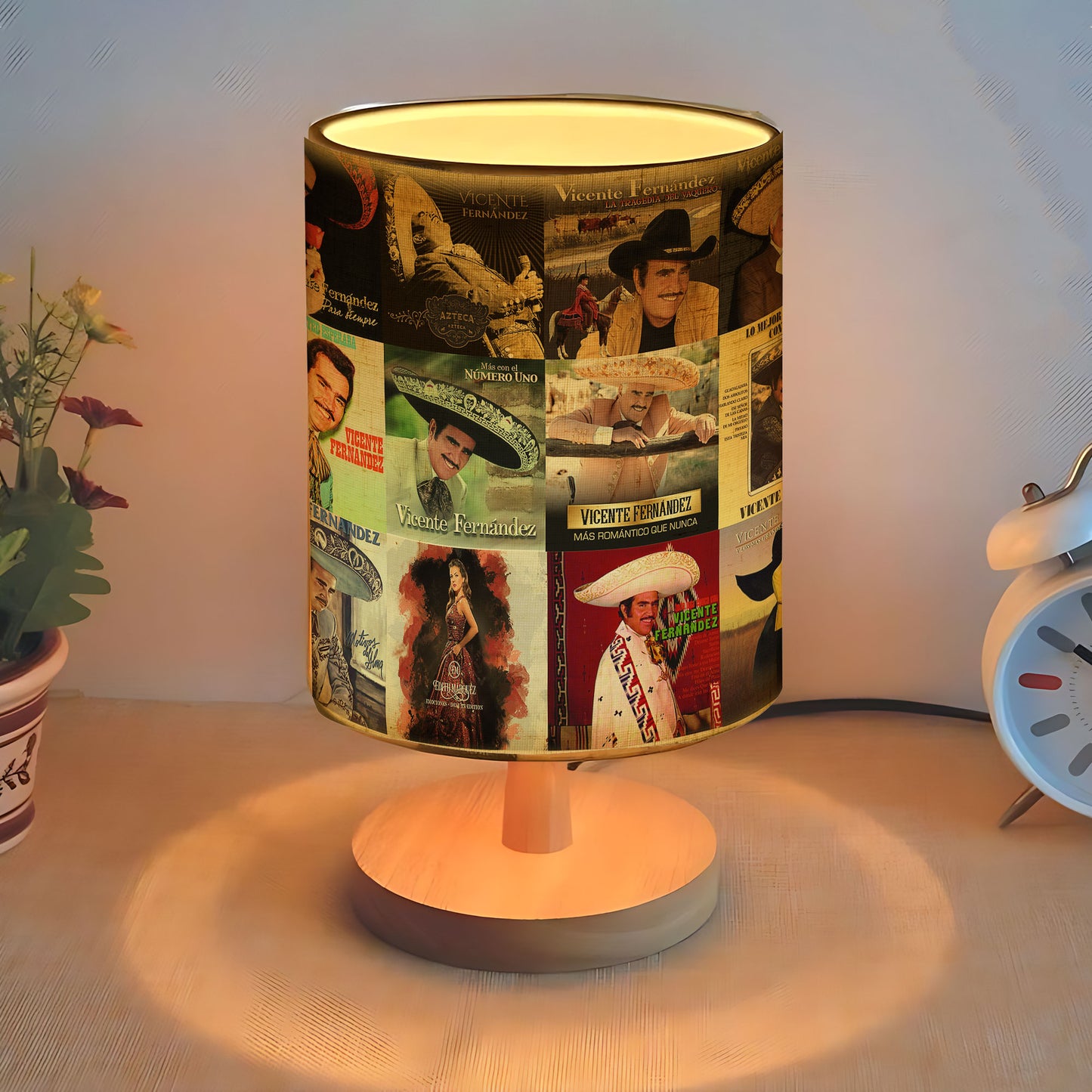 Vicente Fernández Fabric Lamp – The Soul of Ranchera
