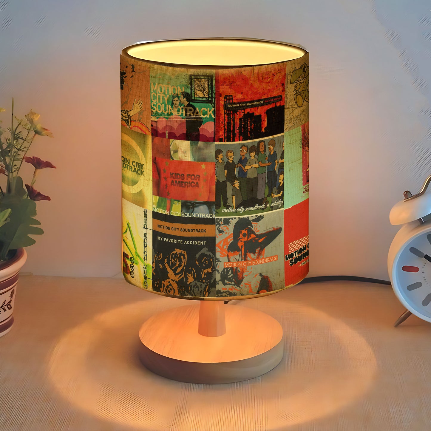 Motion City Soundtrack Fabric Lamp – Pop Punk Nostalgia