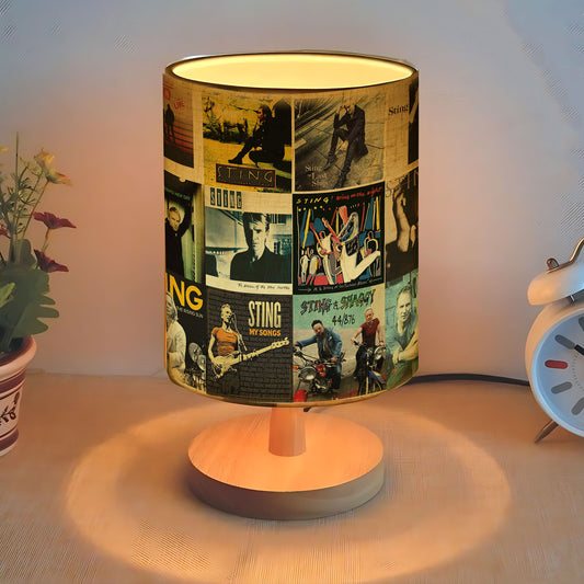 Sting Albums Fabric Lamp – Bring On the Night