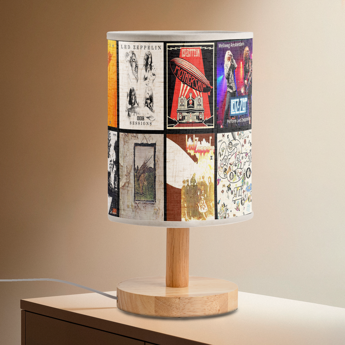 Led Zeppelin Album Art Lamp – Rock Legend Glow