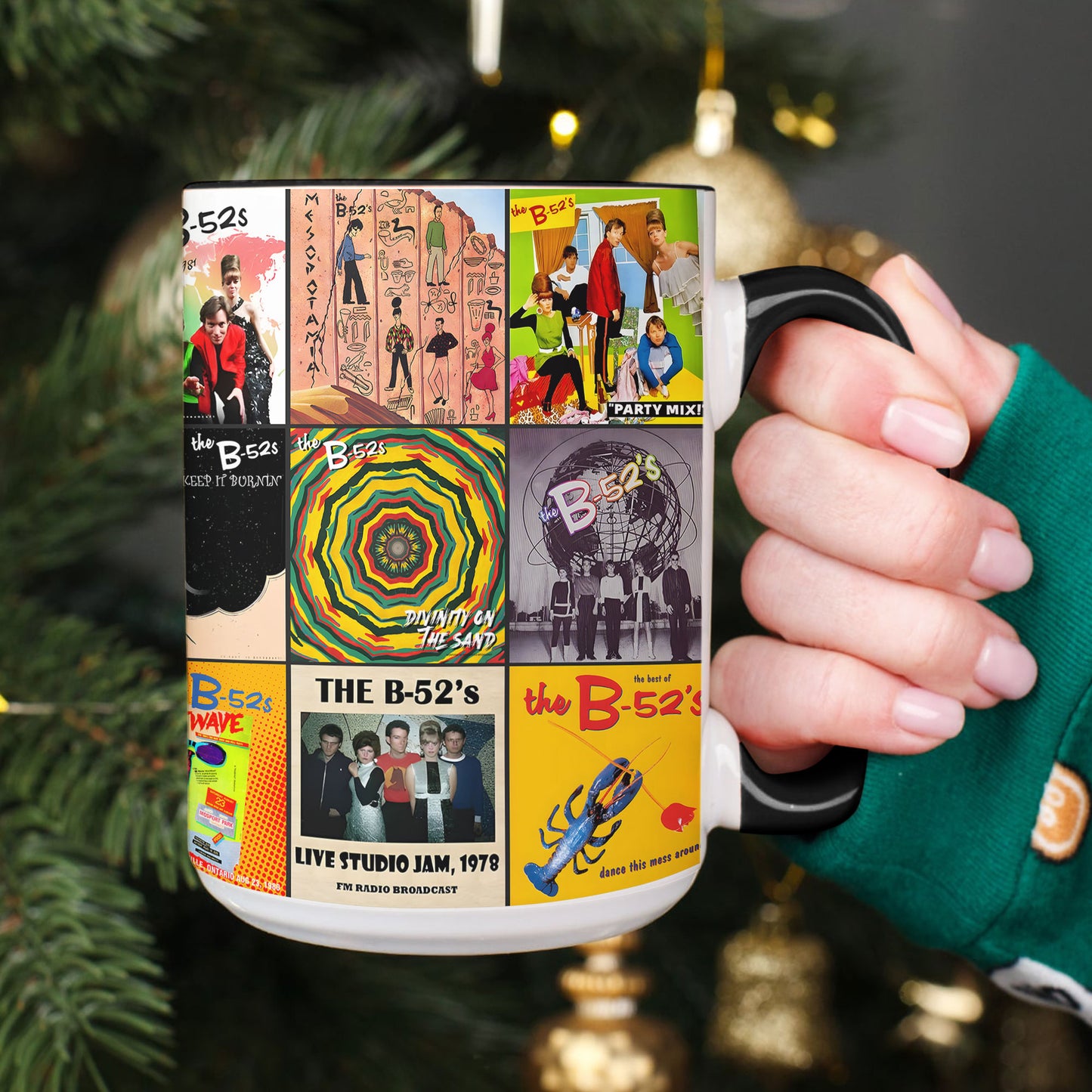 The B-52’s Accent Mug – Album Cover Collage Gift