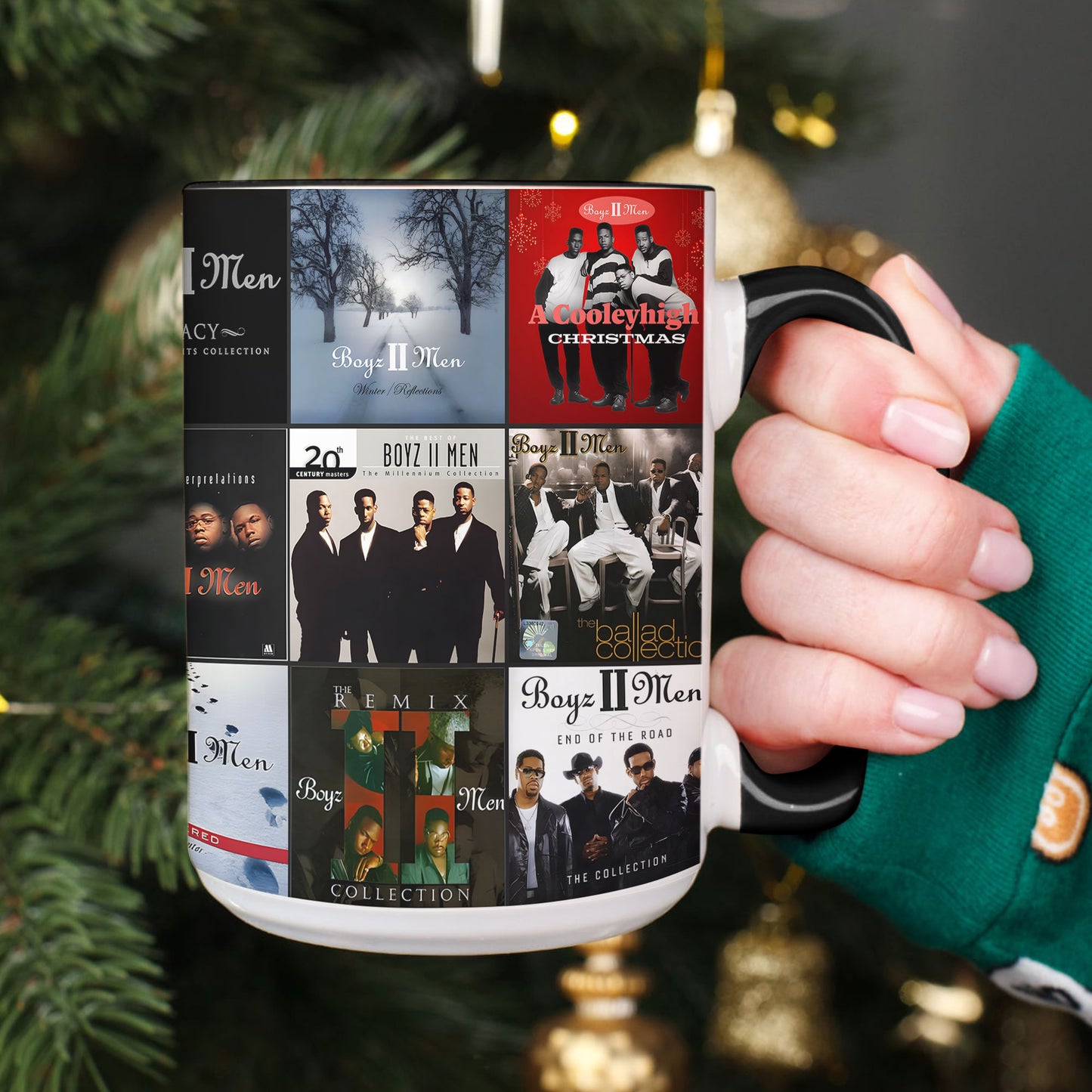 Boyz II Men Accent Mug – Album Cover Collage Gift