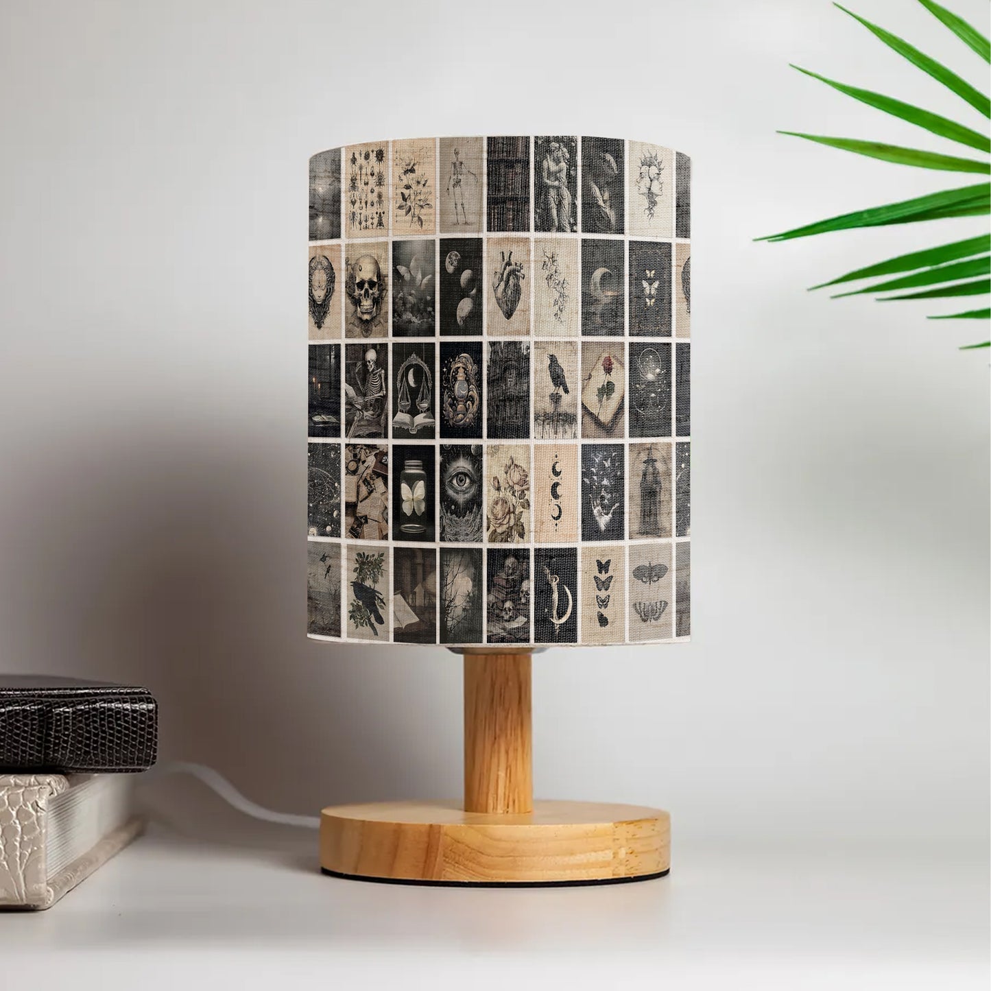 Mystic Shadows – Gothic Art Fabric Lamp