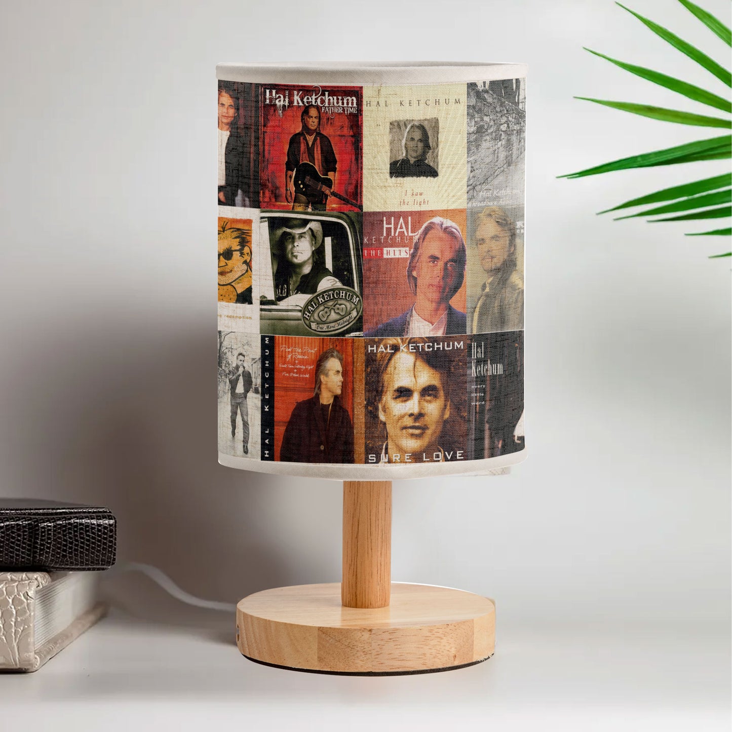 Hal Ketchum Album Cover Lamp – Country Music Nostalgia Home Decor