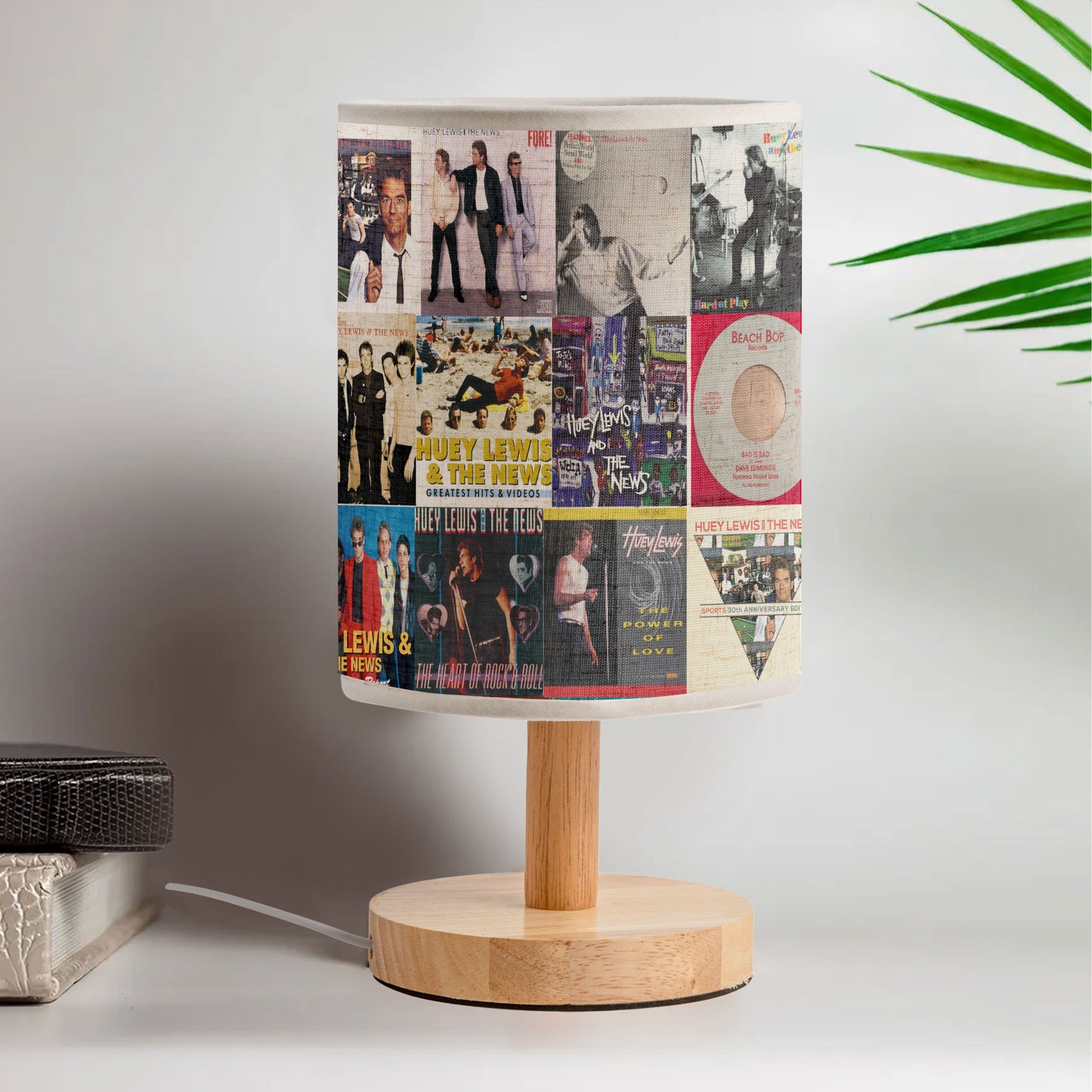 Huey Lewis & The News Album Art Collage