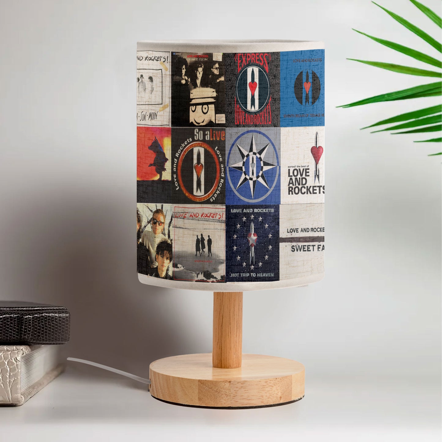 Love and Rockets Album Cover Lamp – Alternative Rock Nostalgia Decor