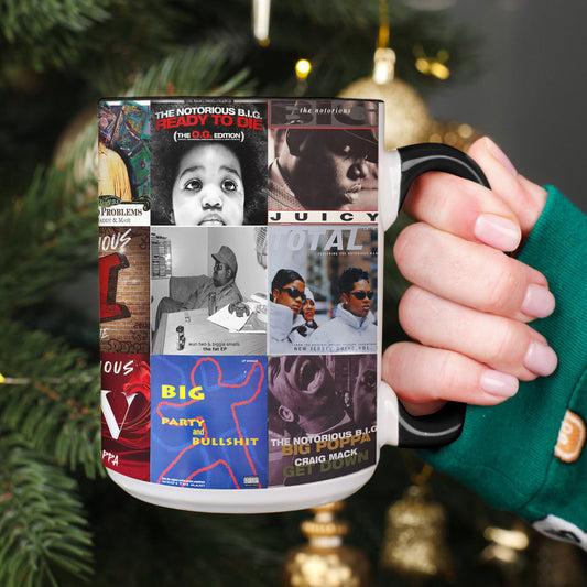 The Notorious B.I.G. Accent Mug – Iconic Album Cover Tribute for True Hip-Hop Fans