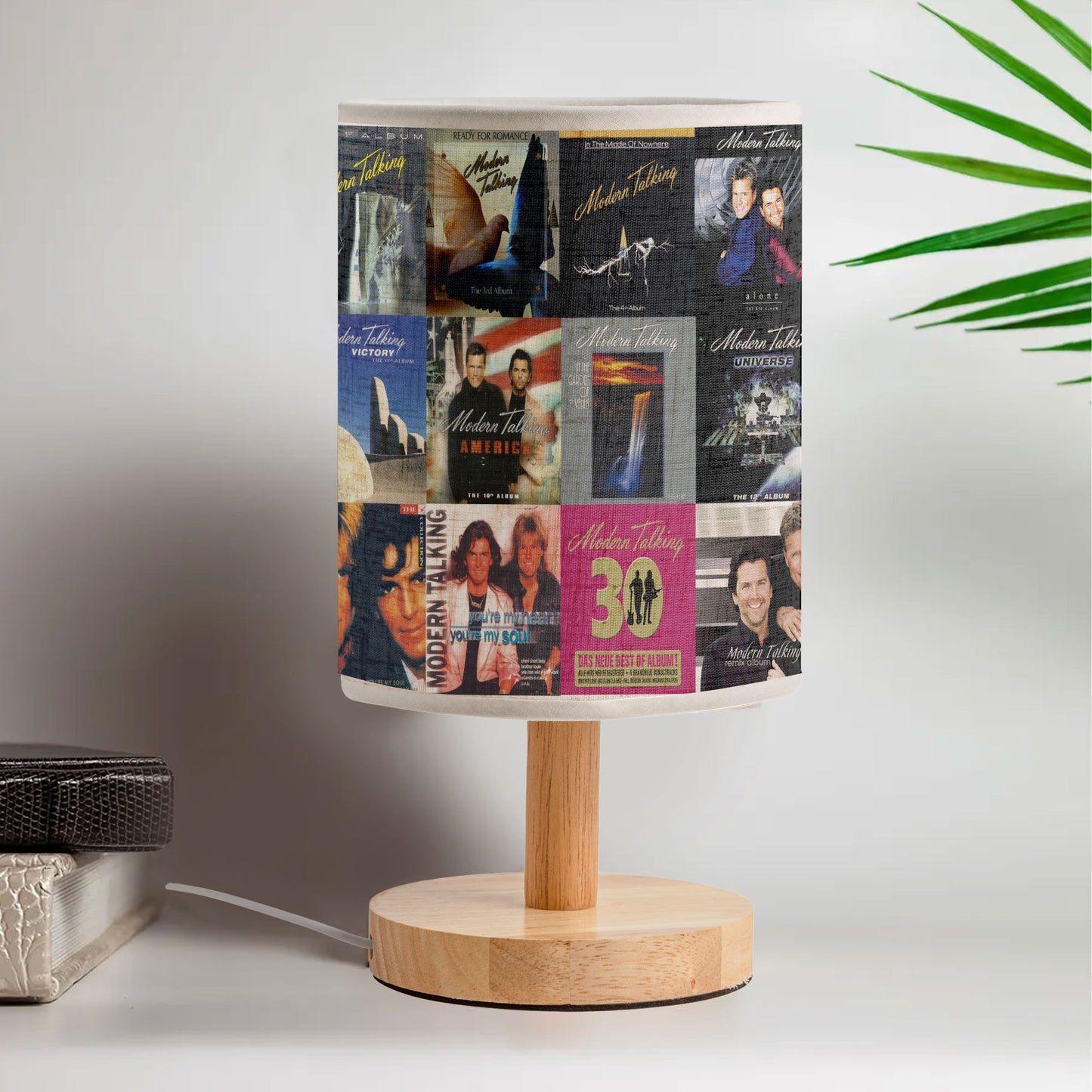 Modern Talking Album Cover Lamp – ’80s Euro Pop Nostalgia Decor