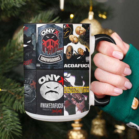 Onyx Accent Mug – Hardcore Hip-Hop Album Collage Gift