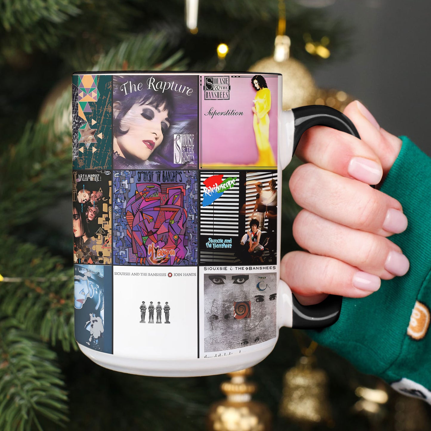Siouxsie & The Banshees Accent Mug – Iconic Album Art Collage Gift