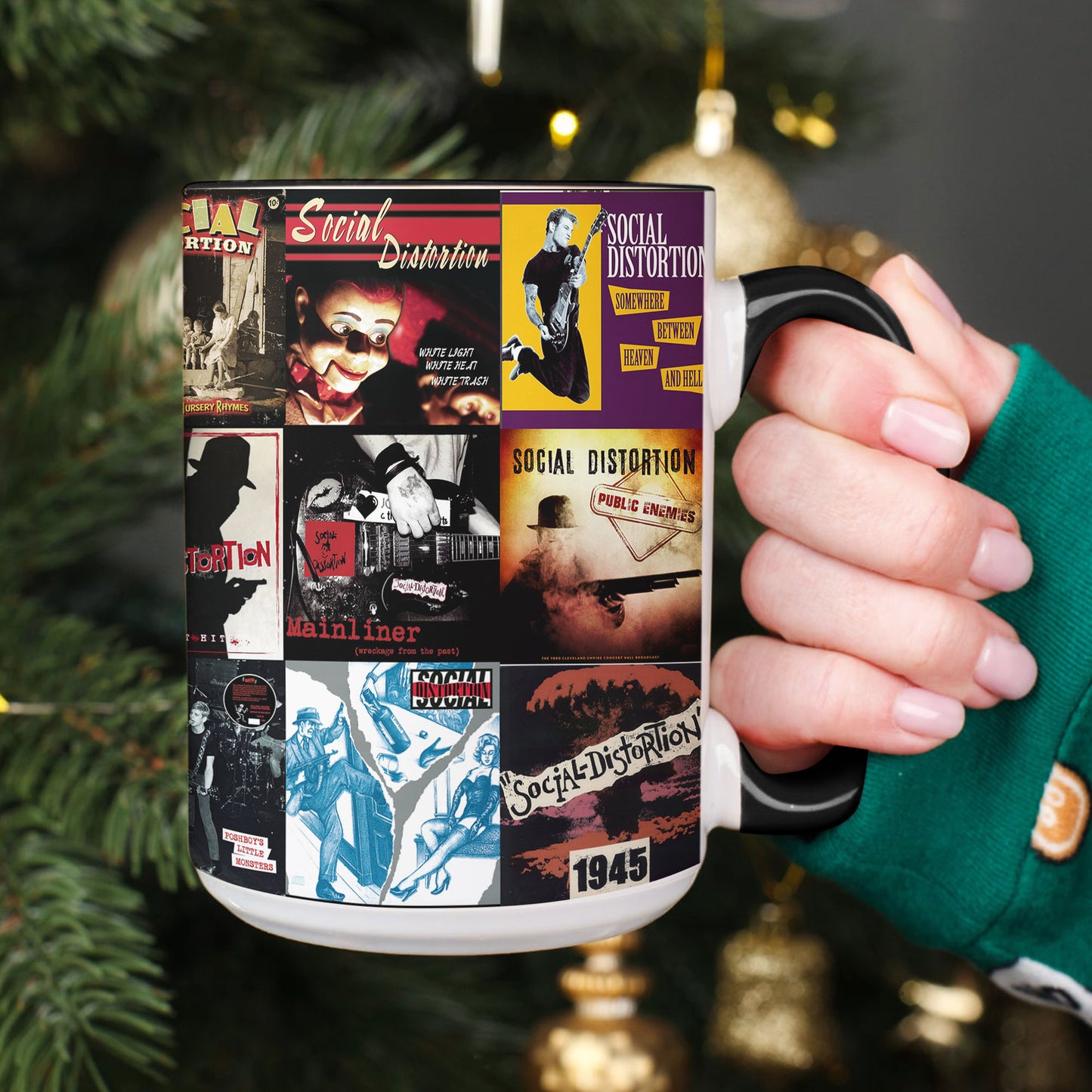 Social Distortion Accent Mug – Album Cover Collage Gift