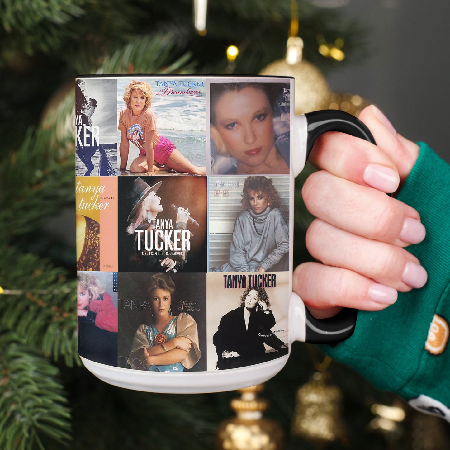 Tanya Tucker Accent Mug – Album Cover Collage Gift