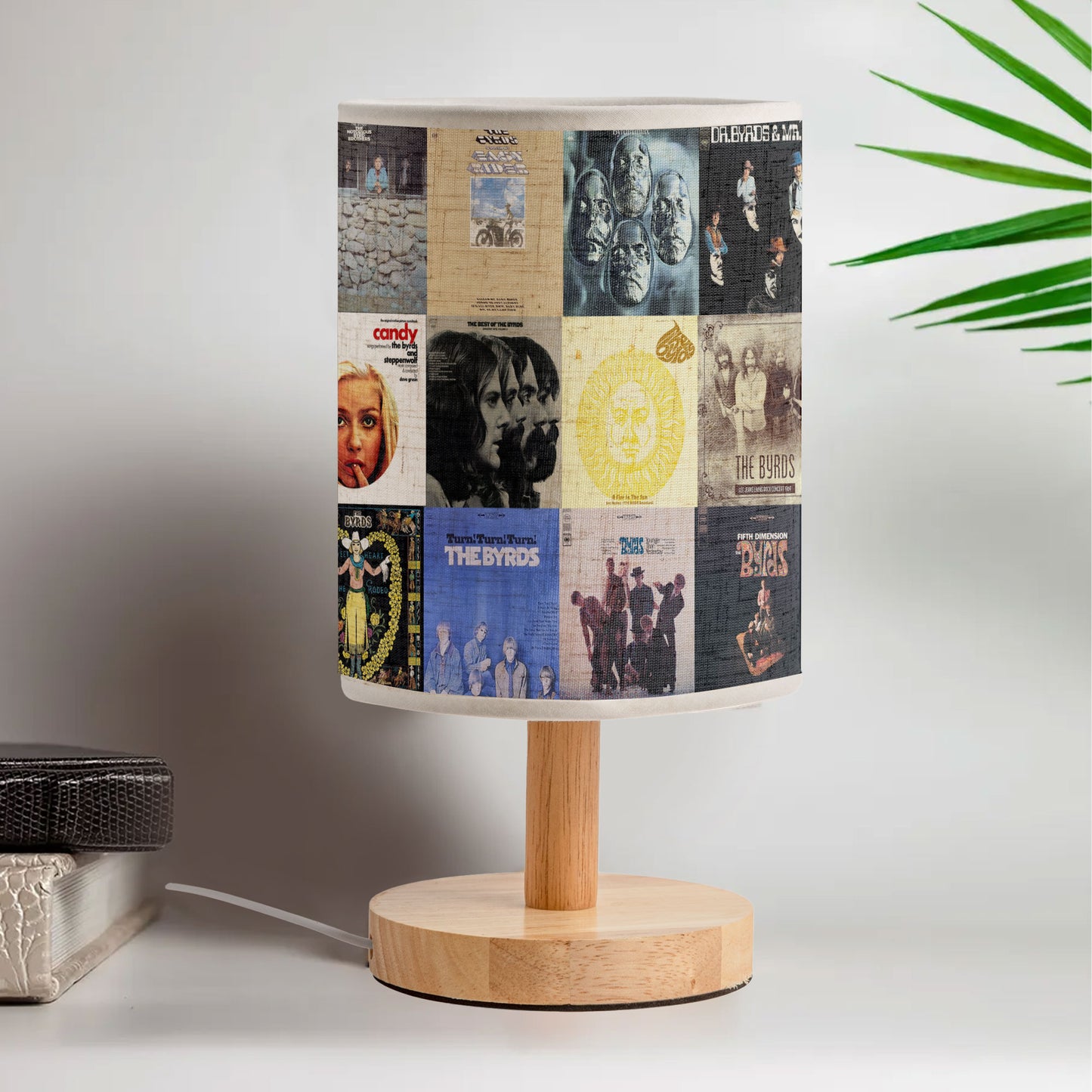 The Byrds Album Art Table Lamp – Classic Folk Rock Decorative Light
