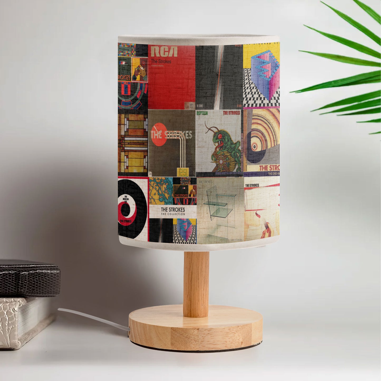 The Strokes Album Art Collage Lamp