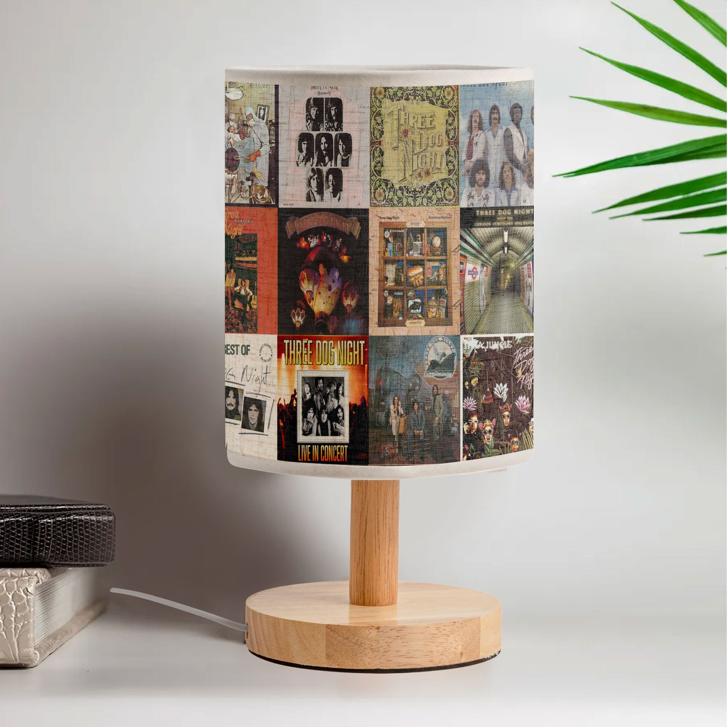 Three Dog Night Album Cover Lamp – Classic Rock Nostalgia Home Decor