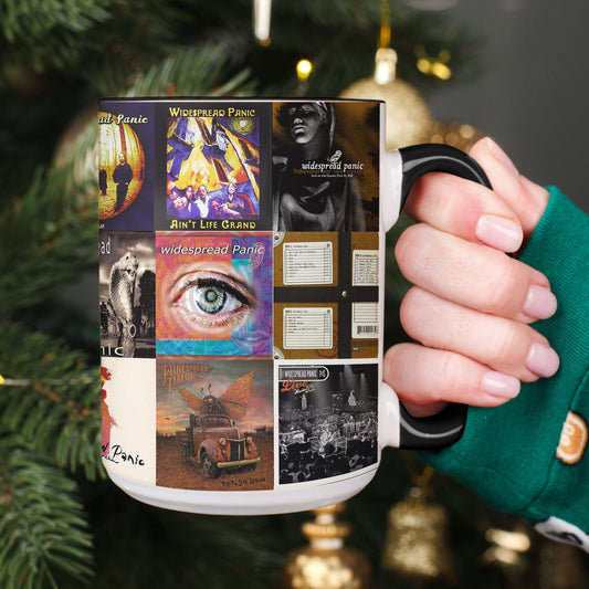 Widespread Panic Accent Mug – Classic Album Cover Collage Gift