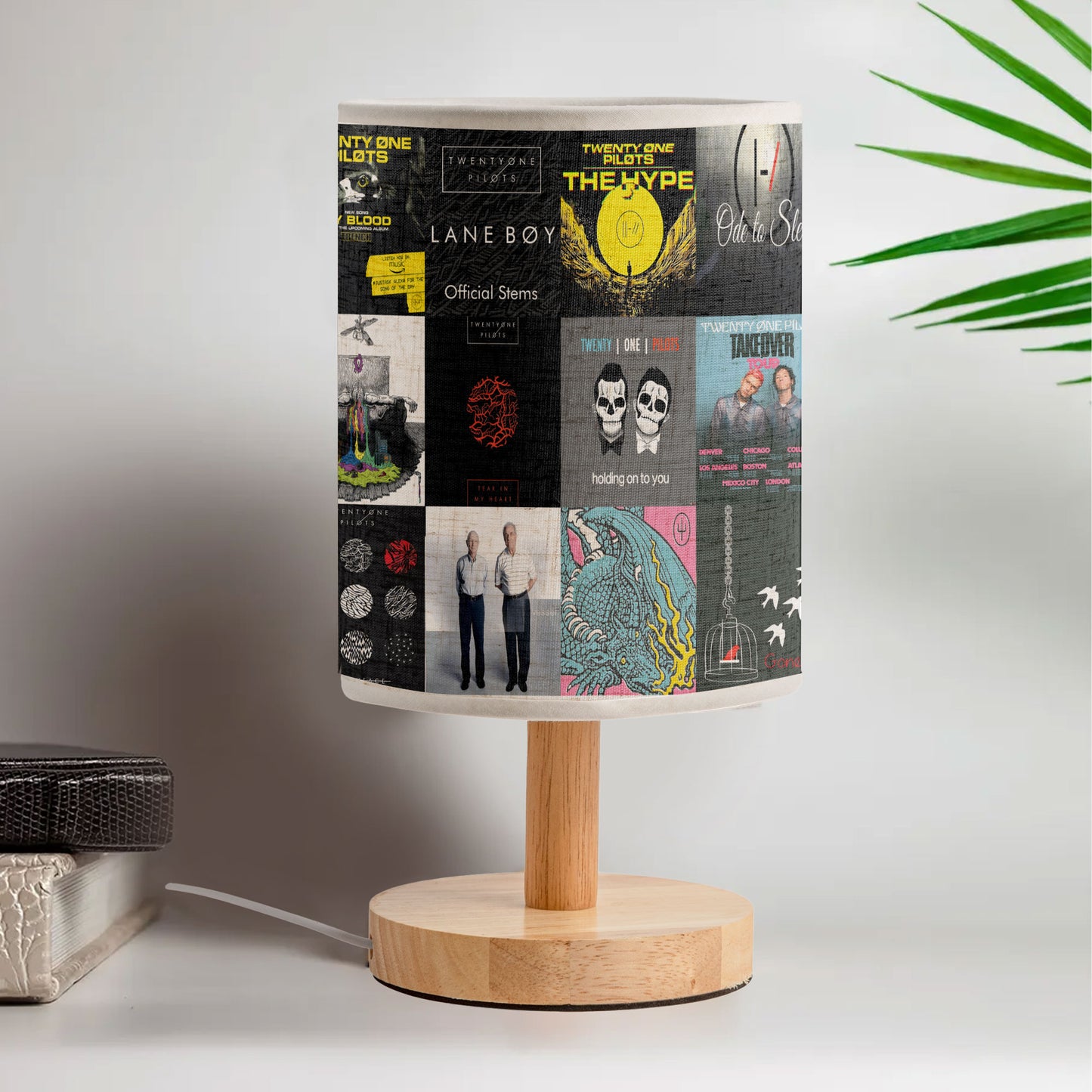 Twenty One Pilots Fabric Lamp – Illuminate Your Space with Alternative Vibes