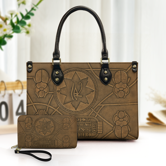 Spell Book of Hamunaptra Leather Handbag & Wallet Set