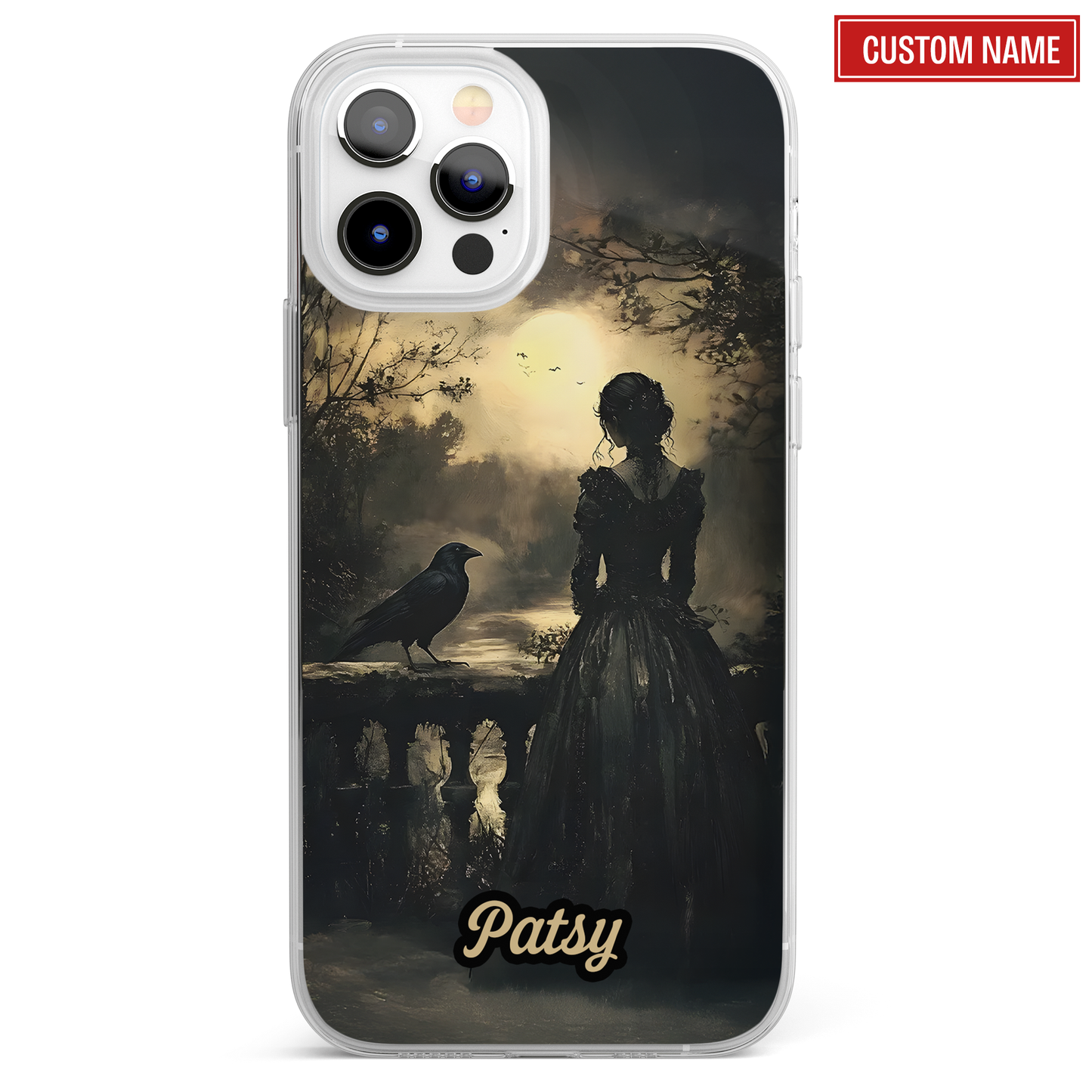 Gothic Raven Custom Phone Case - Inspired by Poe’s Dark Romance