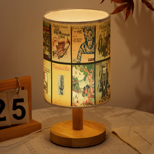 Fleetwood Mac Album Cover Fabric Lamp – Vintage Rock Home Décor