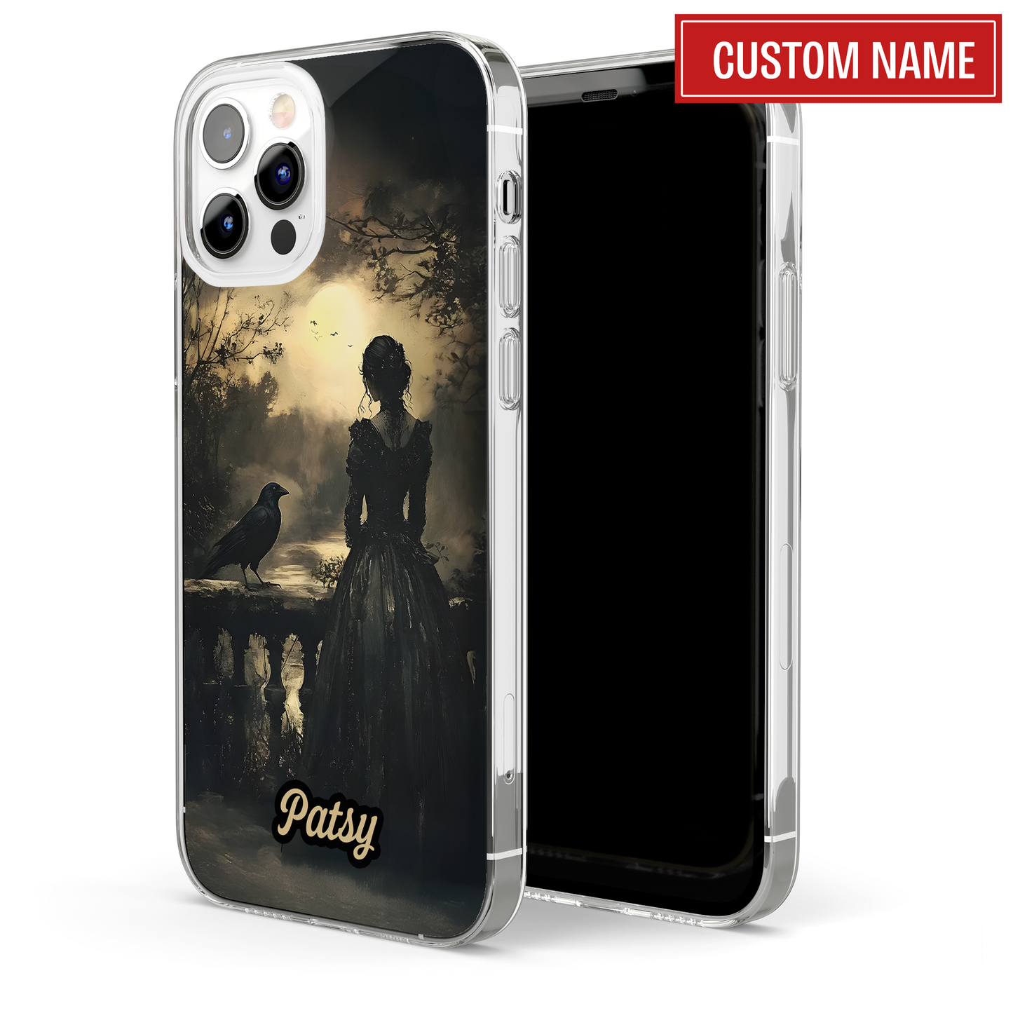Gothic Raven Custom Phone Case - Inspired by Poe’s Dark Romance