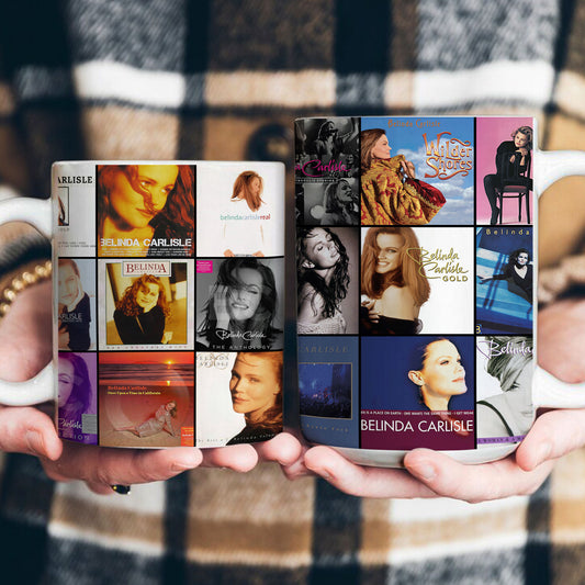 Belinda Carlisle Accent Mug – Album Cover Collage Gift