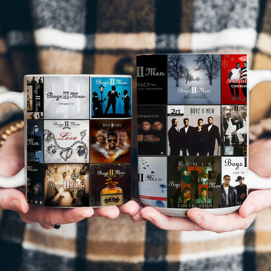 Boyz II Men Accent Mug – Album Cover Collage Gift