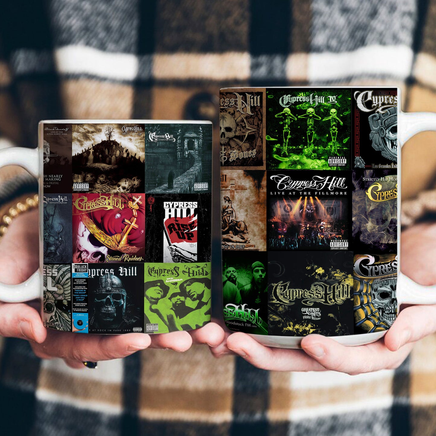 Cypress Hill Accent Mug – Hip-Hop Icons Album Collage Gift