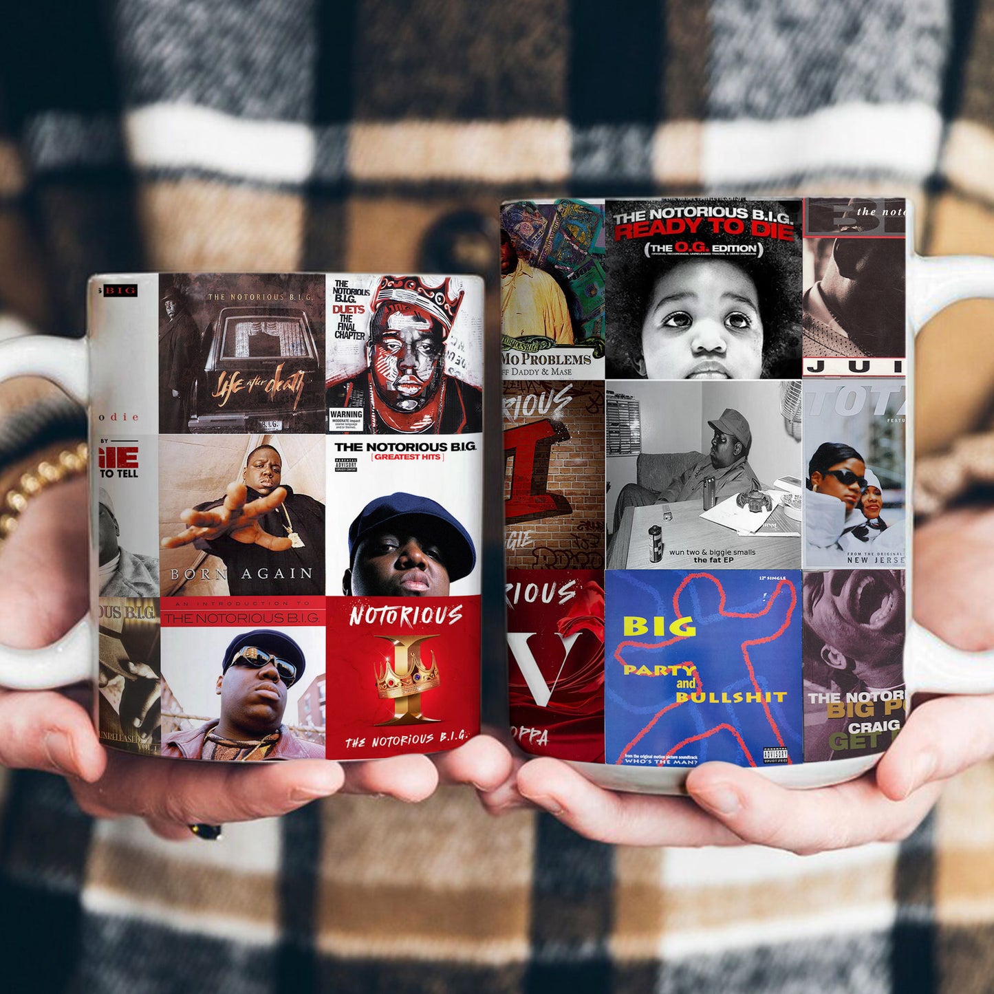 The Notorious B.I.G. Accent Mug – Iconic Album Cover Tribute for True Hip-Hop Fans