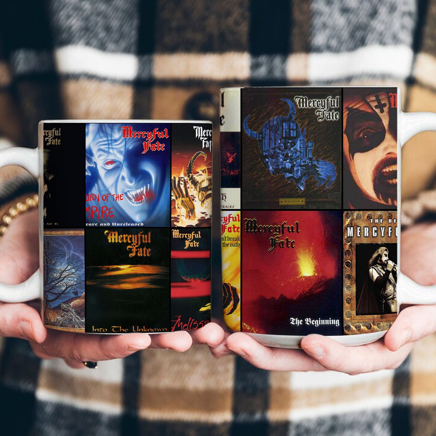 Mercyful Fate Accent Mug – Album Cover Collage Gift