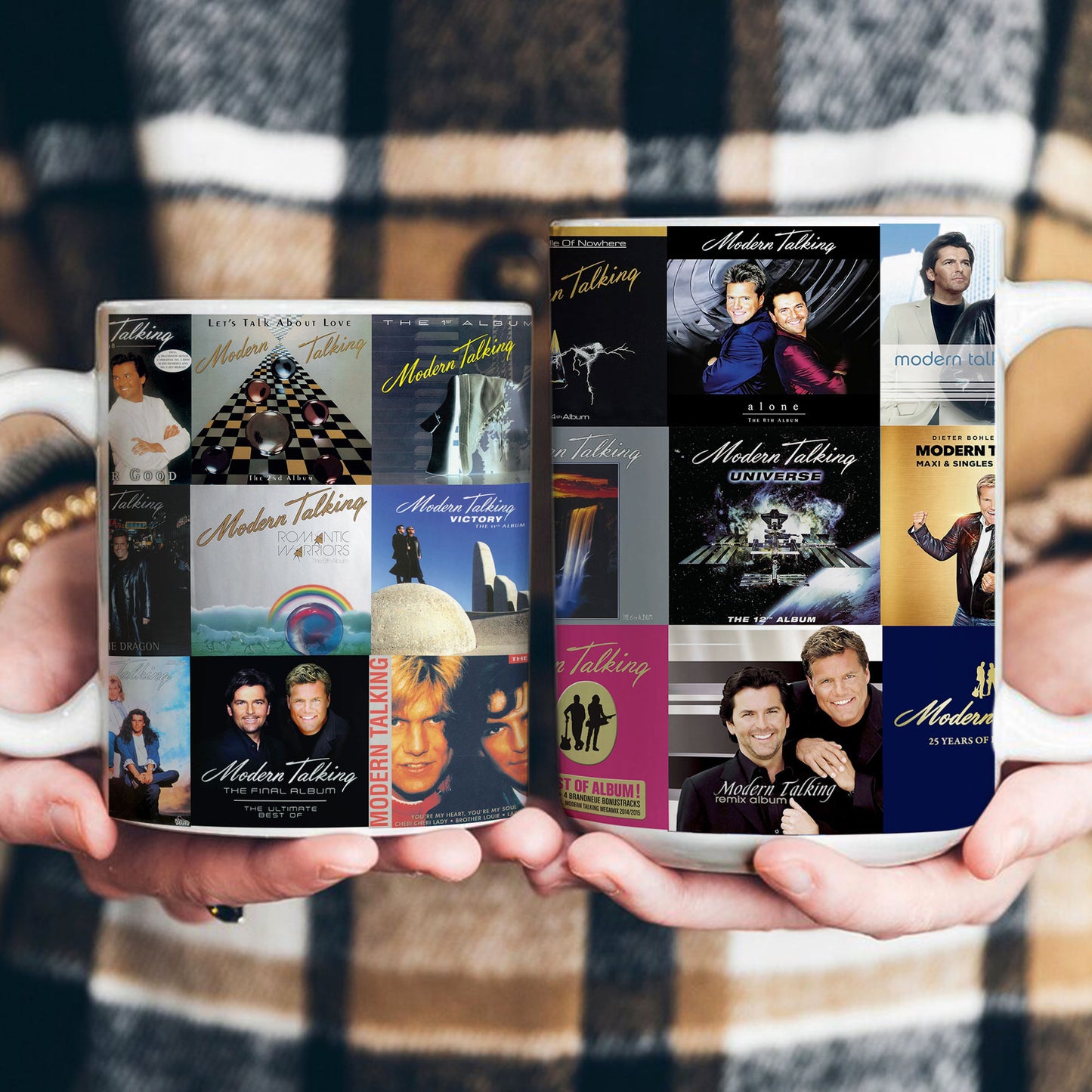 Modern Talking Accent Mug – A Nostalgic Tribute to Euro-Pop Legends