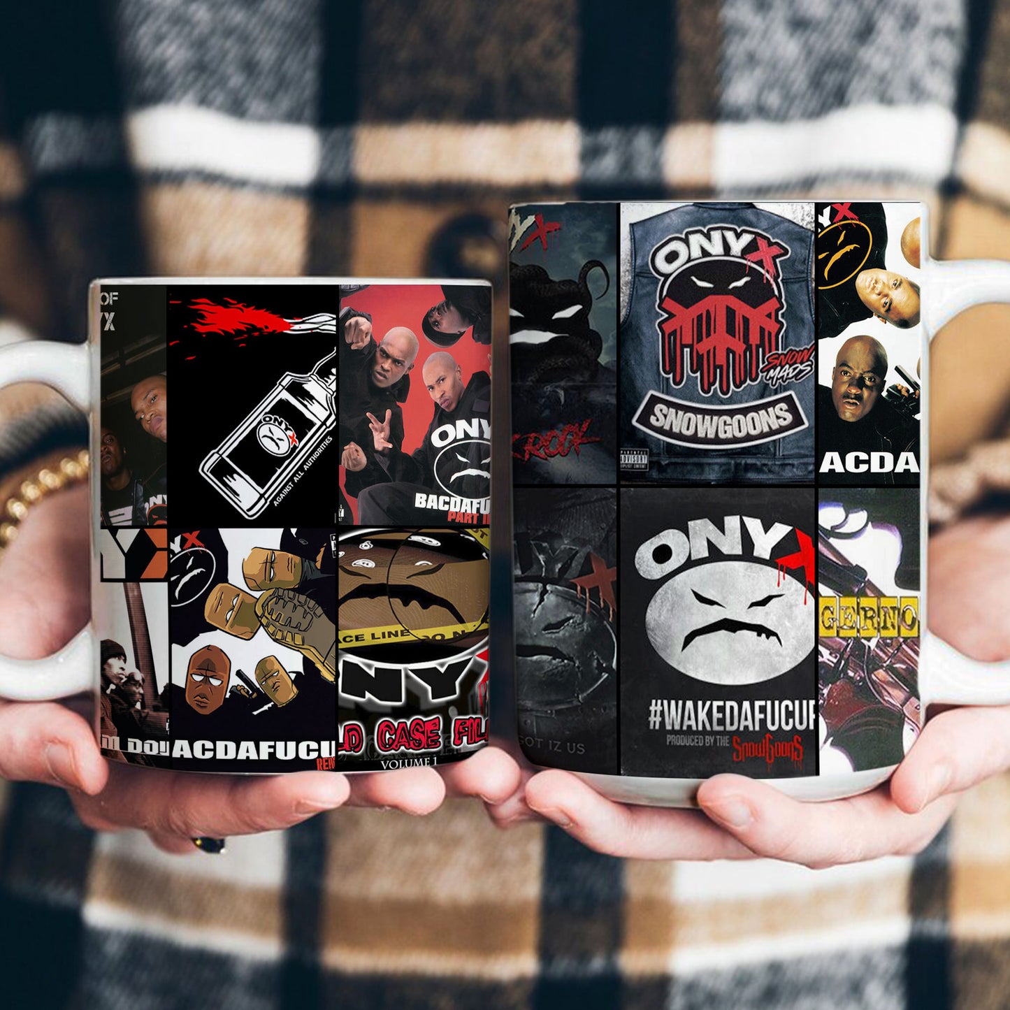 Onyx Accent Mug – Hardcore Hip-Hop Album Collage Gift