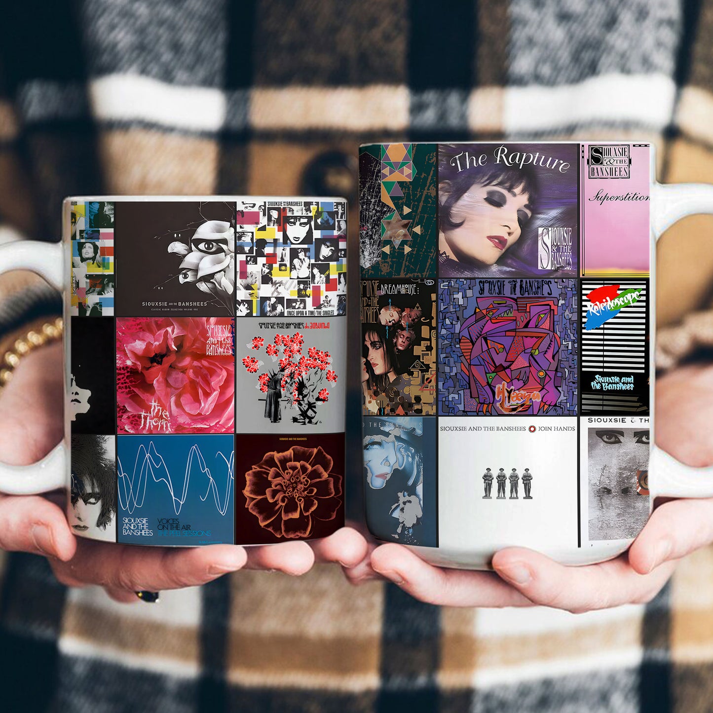 Siouxsie & The Banshees Accent Mug – Iconic Album Art Collage Gift