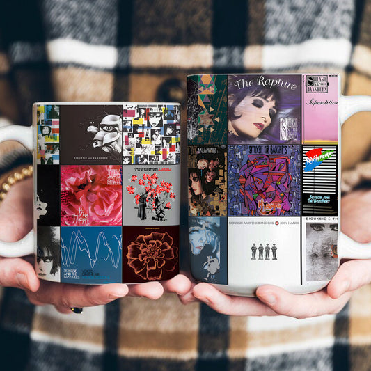 Siouxsie & The Banshees Accent Mug – Iconic Album Art Collage Gift