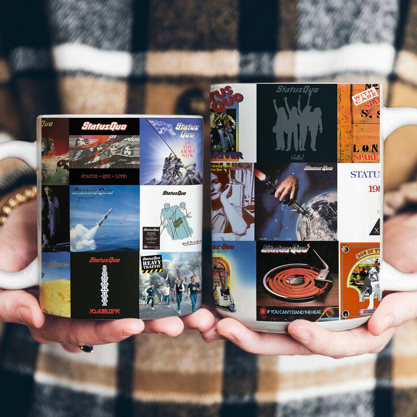 Status Quo Accent Mug – A Nostalgic Rock Tribute