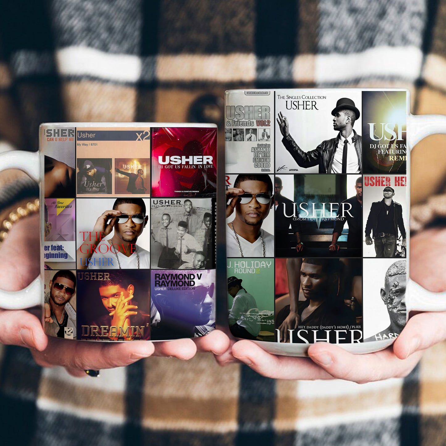 Usher Accent Mug – A Nostalgic R&B Tribute