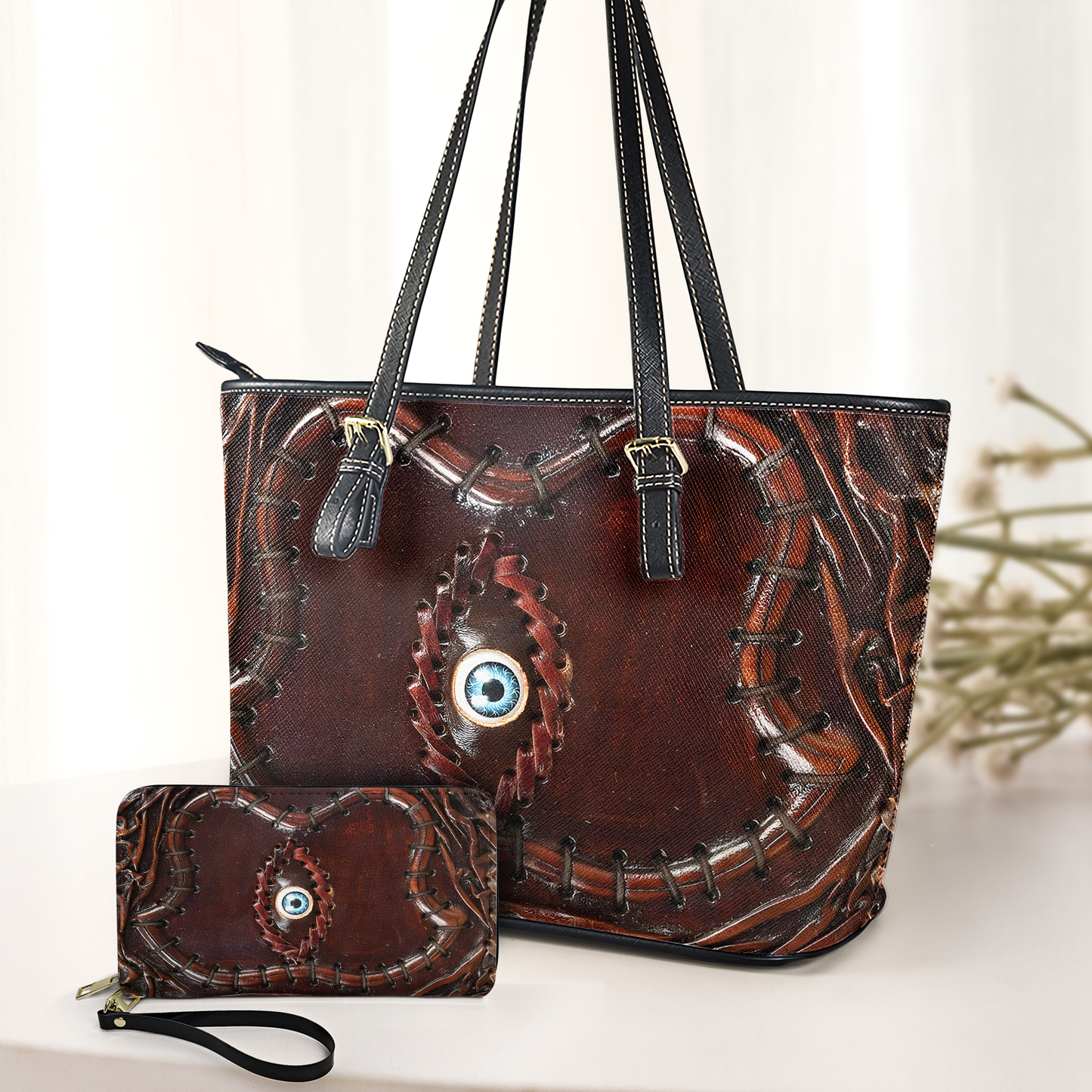 Hocus Pocus Spellbook Leather Handbag & Wallet Set