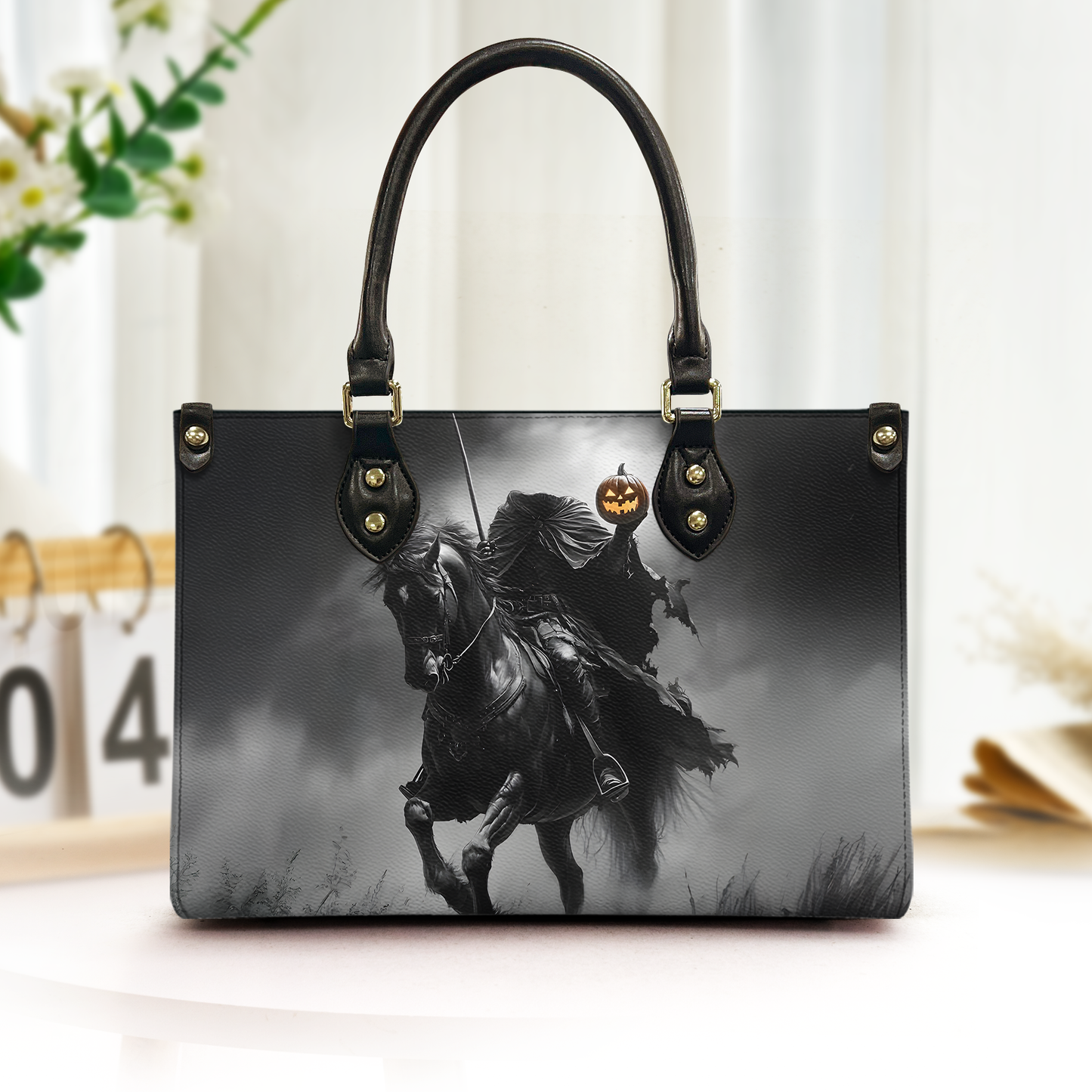 Dark Rider Halloween Leather Handbag & Wallet Set