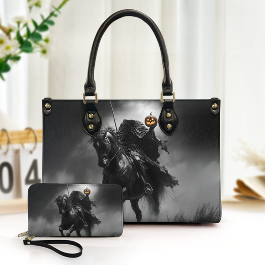 Dark Rider Halloween Leather Handbag & Wallet Set
