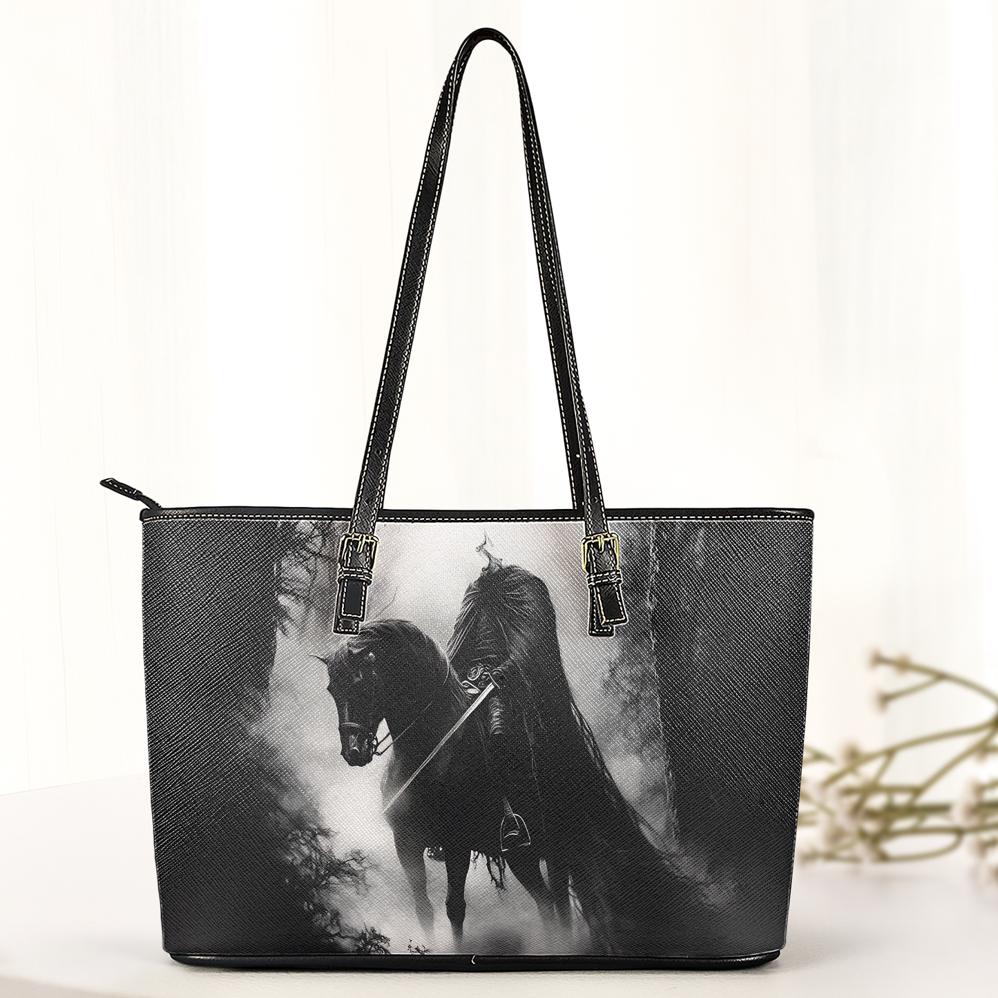 Rider of the Shadow Headless Horseman Leather Handbag & Wallet Set
