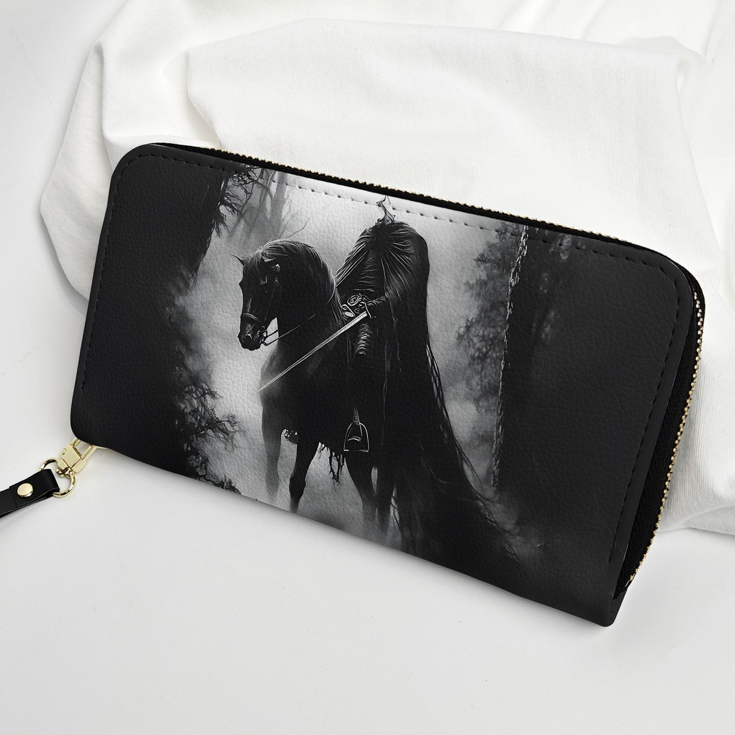 Rider of the Shadow Headless Horseman Leather Handbag & Wallet Set