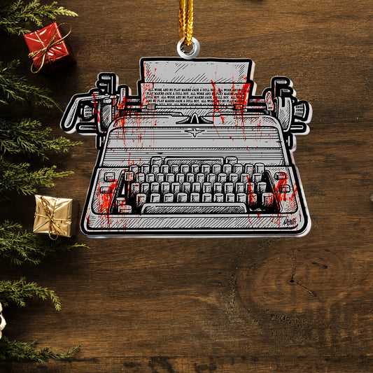 The Shining Typewriter Horror Acrylic Ornament