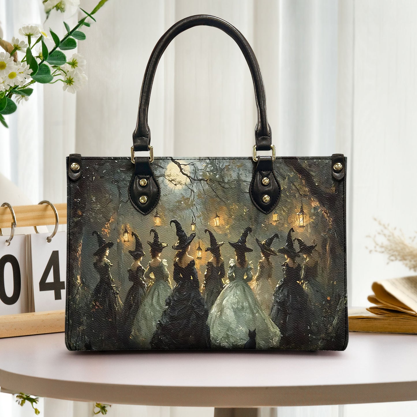 Coven of Witches Gothic Leather Handbag & Wallet Set