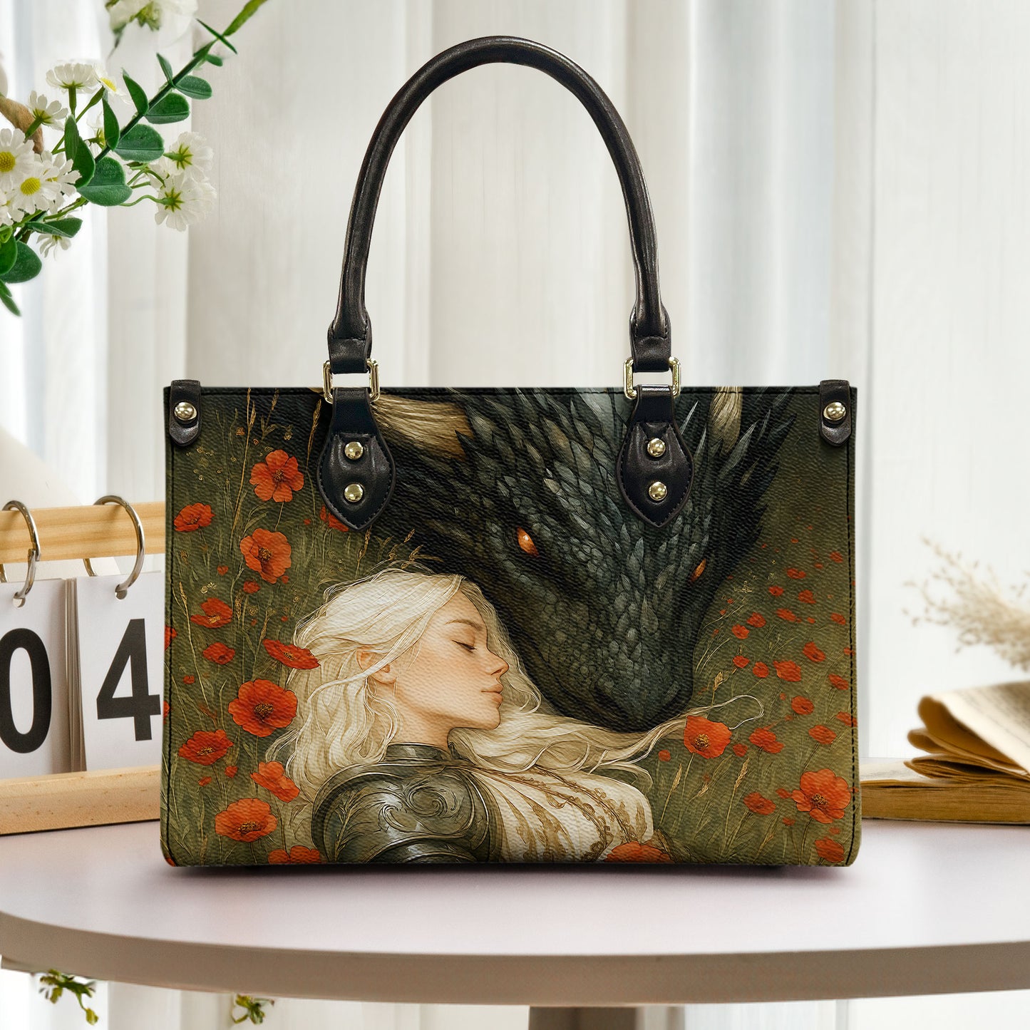 Throne of Glass-Inspired Leather Handbag & Wallet Set – Aelin & Abraxos